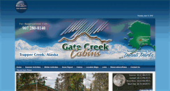 Desktop Screenshot of gatecreekcabins.com